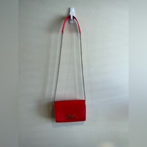H&M Red Crossbody Bag with Chain Strap